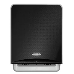 ICON Automatic Hard Roll Towel Dispenser, with Black Mosaic Design Faceplate, 16.53" x 12.41" x 10.19"