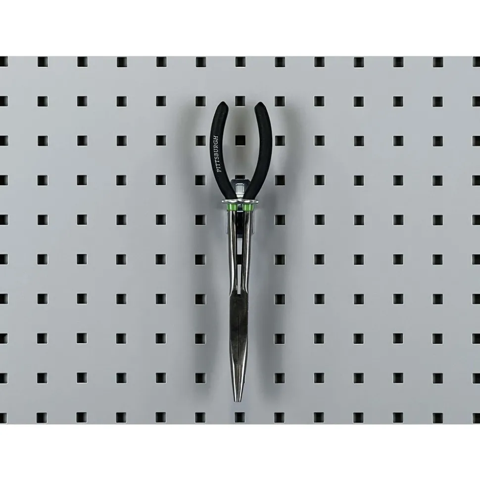 1" ID, 3/16" Dia, 1-5/8" Long Single Ring Tool Holder Pegboard Hook