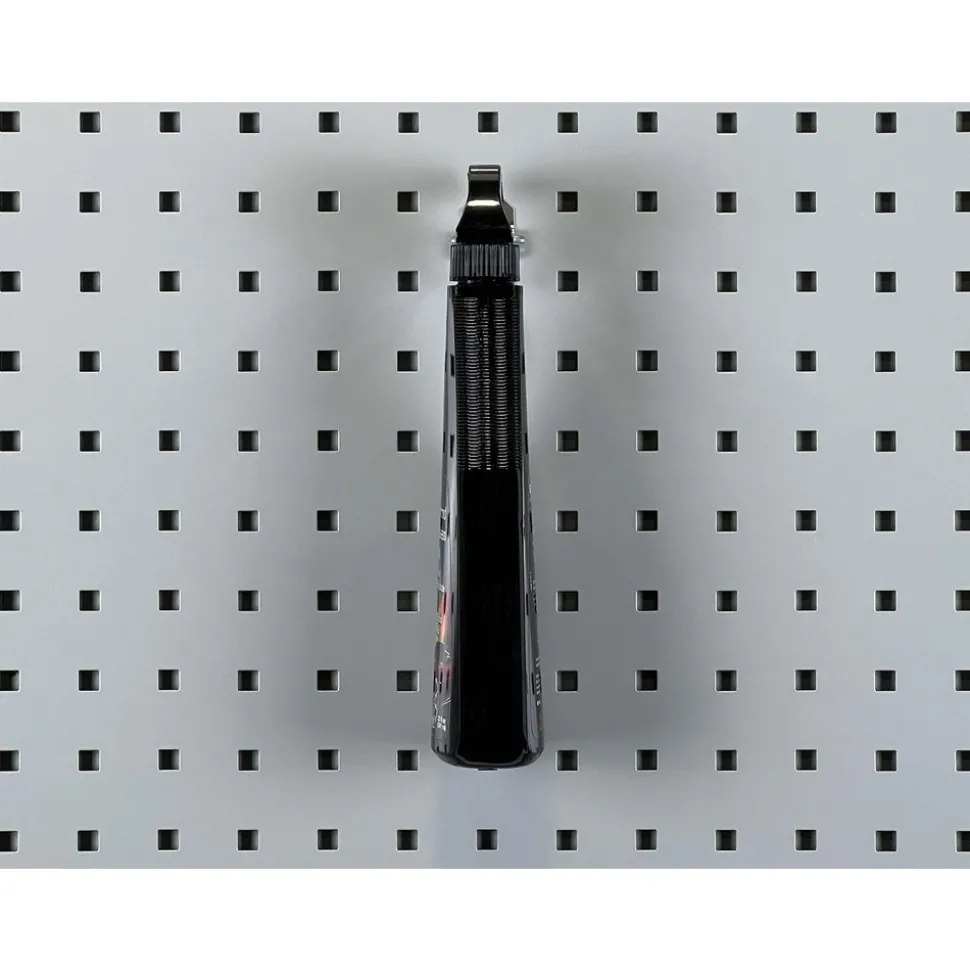 1" ID, 3/16" Dia, 1-5/8" Long Single Ring Tool Holder Pegboard Hook