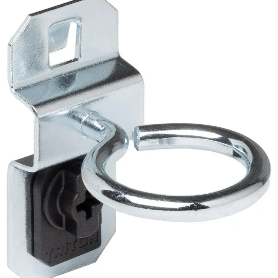 1" ID, 3/16" Dia, 1-5/8" Long Single Ring Tool Holder Pegboard Hook