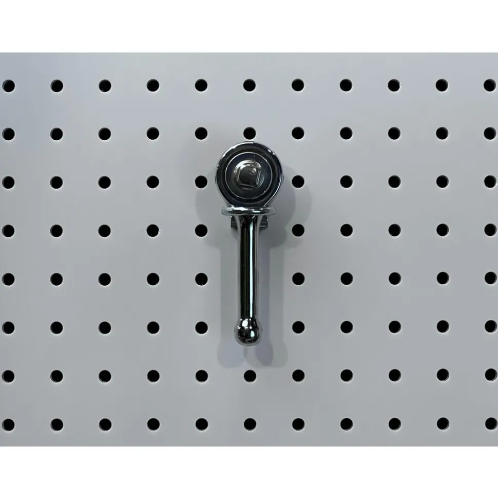 3/4" ID, 3/16" Dia, 1-5/16" Long Single Ring Tool Holder Pegboard Hook