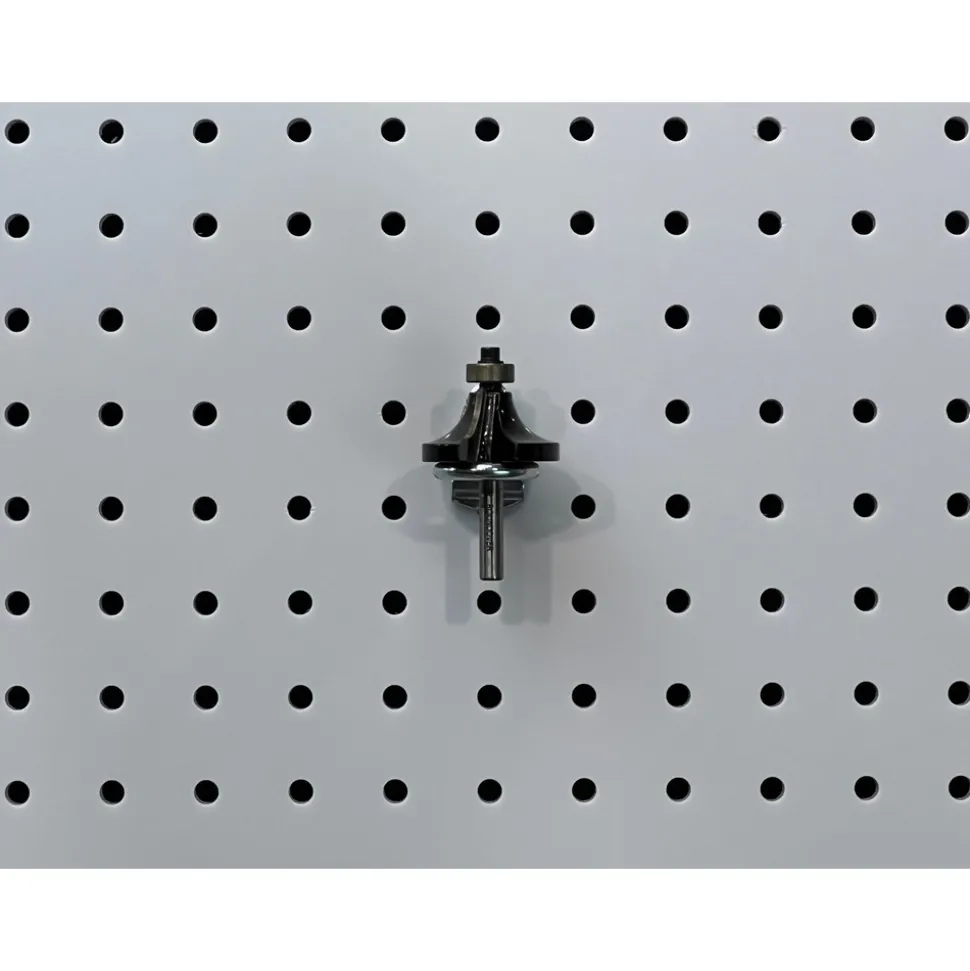 3/4" ID, 3/16" Dia, 1-5/16" Long Single Ring Tool Holder Pegboard Hook