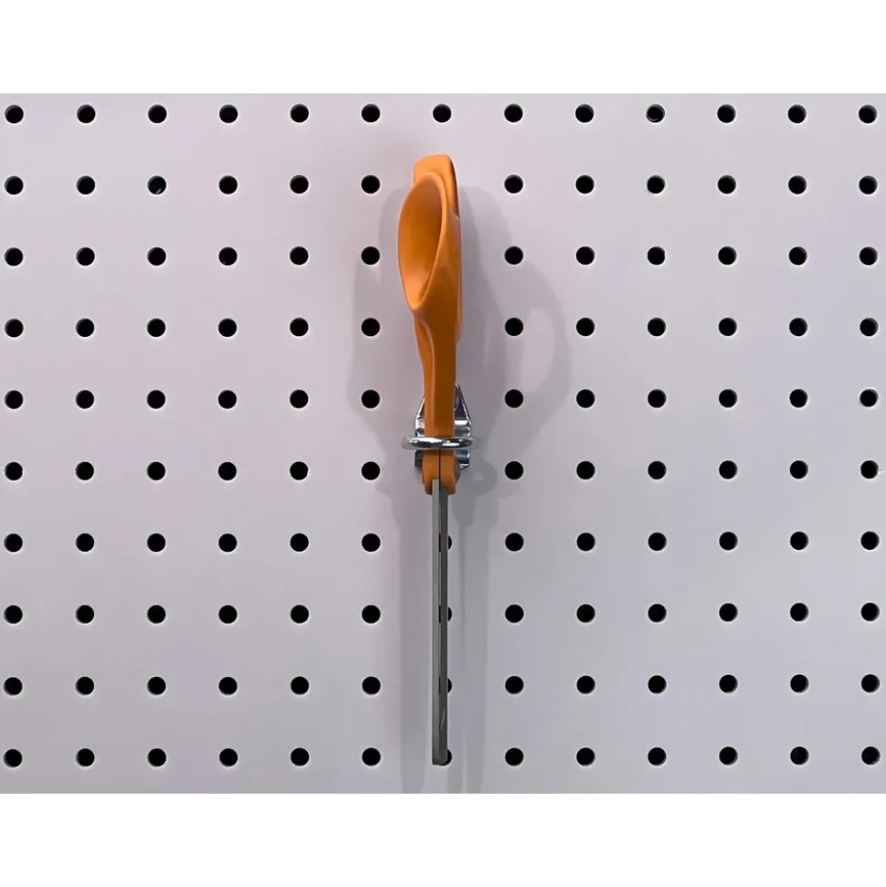3/4" ID, 3/16" Dia, 1-5/16" Long Single Ring Tool Holder Pegboard Hook