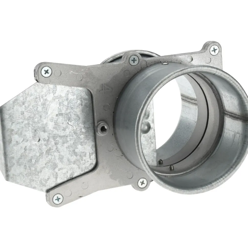 4" ID, Galvanized Duct Blast Gate