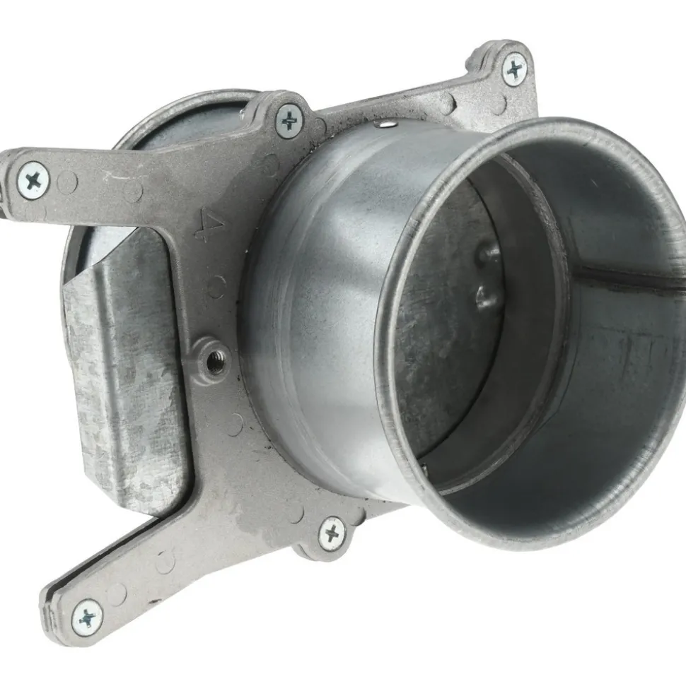 4" ID, Galvanized Duct Blast Gate