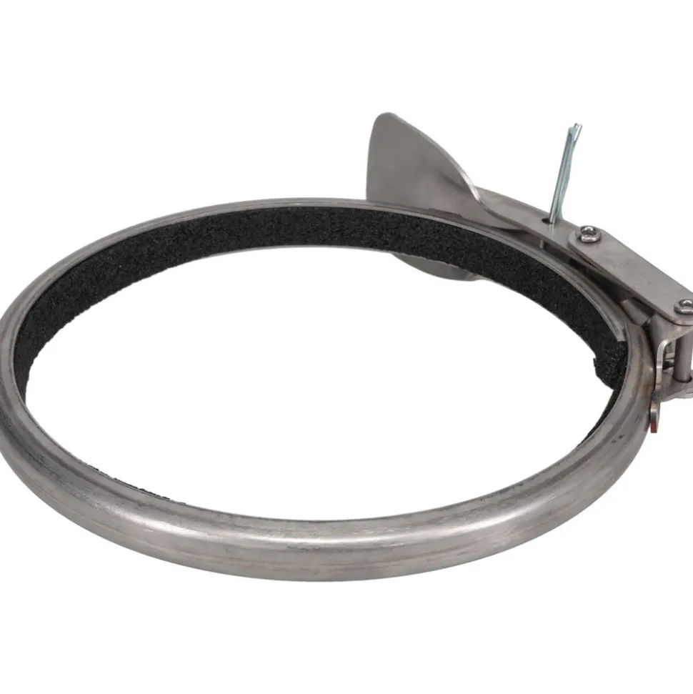 6" ID Galvanized Duct Clamp with PVC Seal