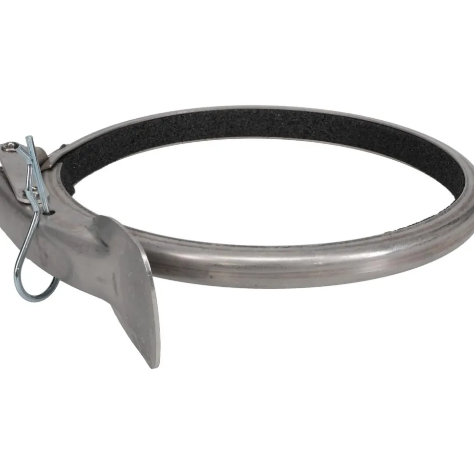 6" ID Galvanized Duct Clamp with PVC Seal
