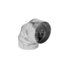 3" ID, Galvanized Duct Round Adjustable Elbows