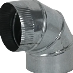 6" ID, Galvanized Duct Round Adjustable Elbows