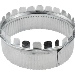 7" ID, Galvanized Duct Round Starting Collar
