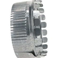 6" ID, Galvanized Duct Round Starting Collar