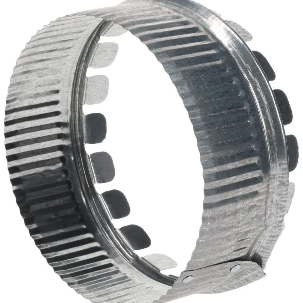 6" ID, Galvanized Duct Round Starting Collar