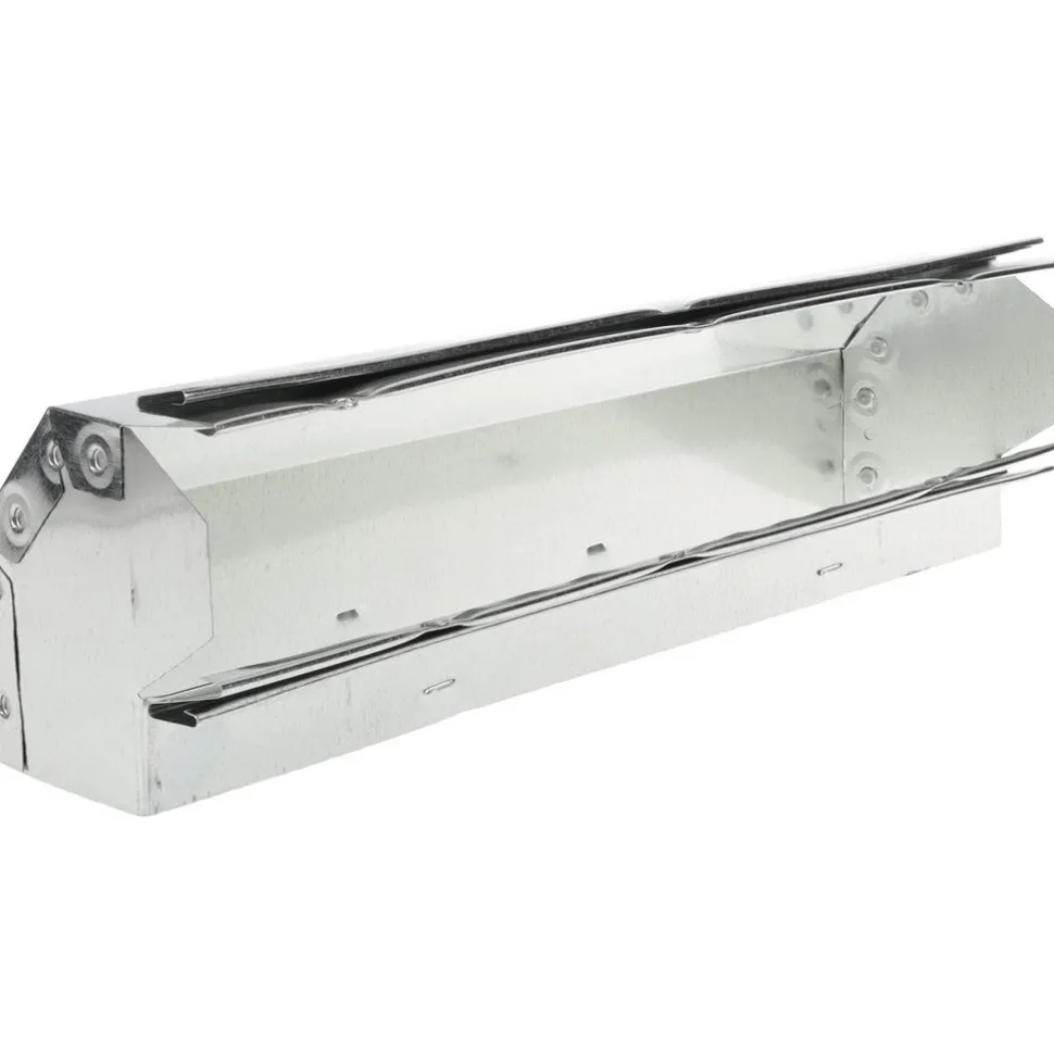 2-1/4" ID, Galvanized Duct Shortway 90° Stack Elbow