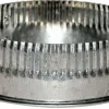8" ID, Galvanized Duct Tee Covers with Crimp