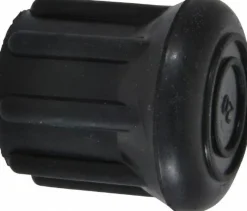 1" ID, Press Fit Rubber Crutch Tip
