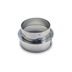 4" ID, 3" Reduced ID, Galvanized Duct Shortway Reducer w/o Crimp