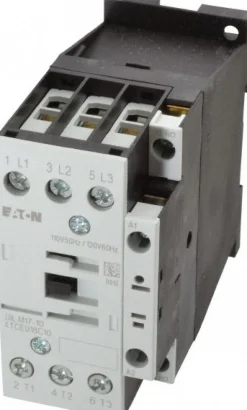 IEC Contactor: 3 Poles, 18 A Load Amps-Inductive, 40 A Load Amps-Resistive, NO