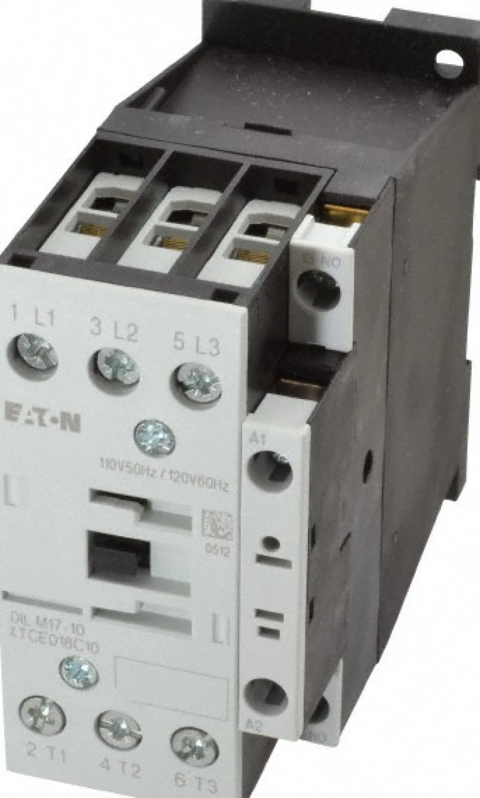 IEC Contactor: 3 Poles, 18 A Load Amps-Inductive, 40 A Load Amps-Resistive, NO