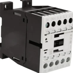 IEC Contactor: 3 Poles, 12 A Load Amps-Inductive, 22 A Load Amps-Resistive, NO