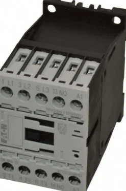 IEC Contactor: 3 Poles, 9 A Load Amps-Inductive, 22 A Load Amps-Resistive, NO