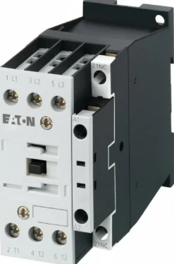 IEC Contactor: 3 Poles, 18 A Load Amps-Inductive, 40 A Load Amps-Resistive, NO