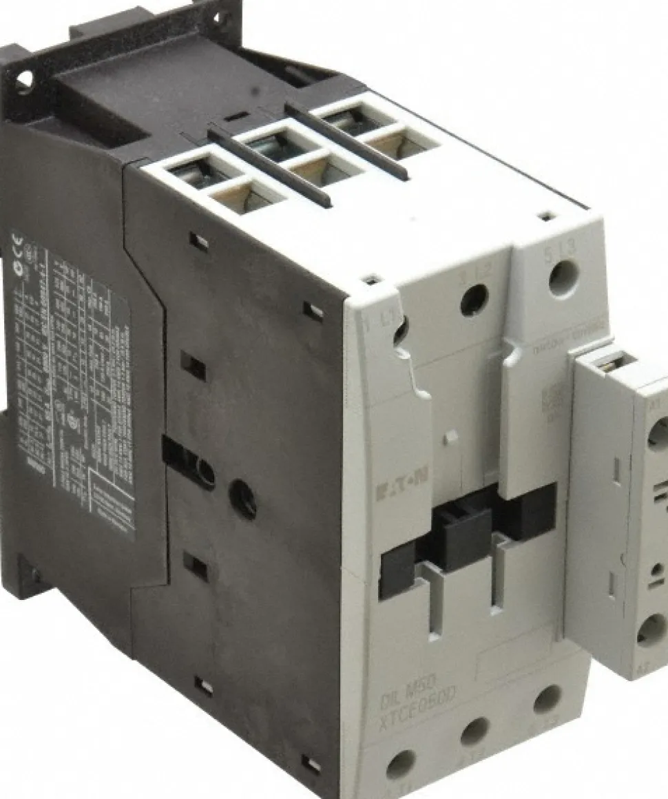 IEC Contactor: 3 Poles, 50 A Load Amps-Inductive, 80 A Load Amps-Resistive
