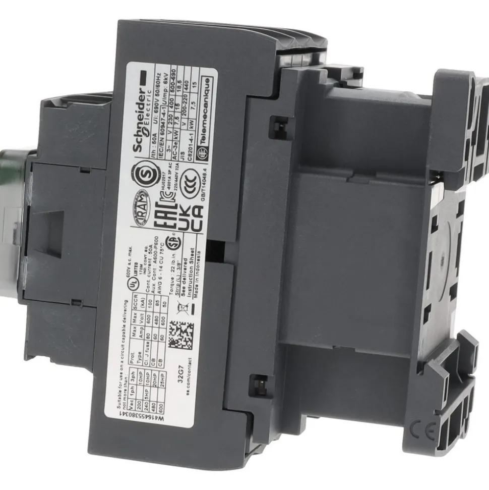 IEC Contactor: 3 Poles, NC & NO