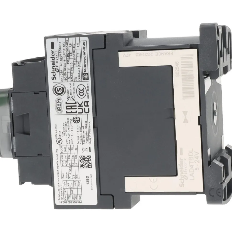 IEC Contactor: 3 Poles, NC & NO