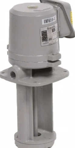 Immersion Pump: 1/8 hp, 115/230V, 0.7/0.35A, 1 Phase, 3,450 RPM, Cast Iron Housing