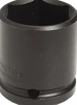Impact Socket: 1/2" Drive, 3/4" Socket, Hex Drive
