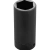 Impact Socket: 1/2" Drive, 1-1/8" Socket, Hex Drive