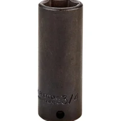 Impact Socket: 3/8" Drive, 3/4" Socket, Hex Drive