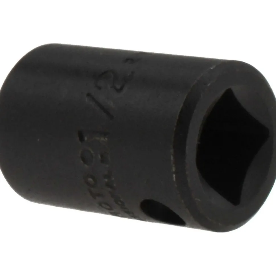 Impact Socket: 3/8" Drive, 1/2" Socket, Hex Drive