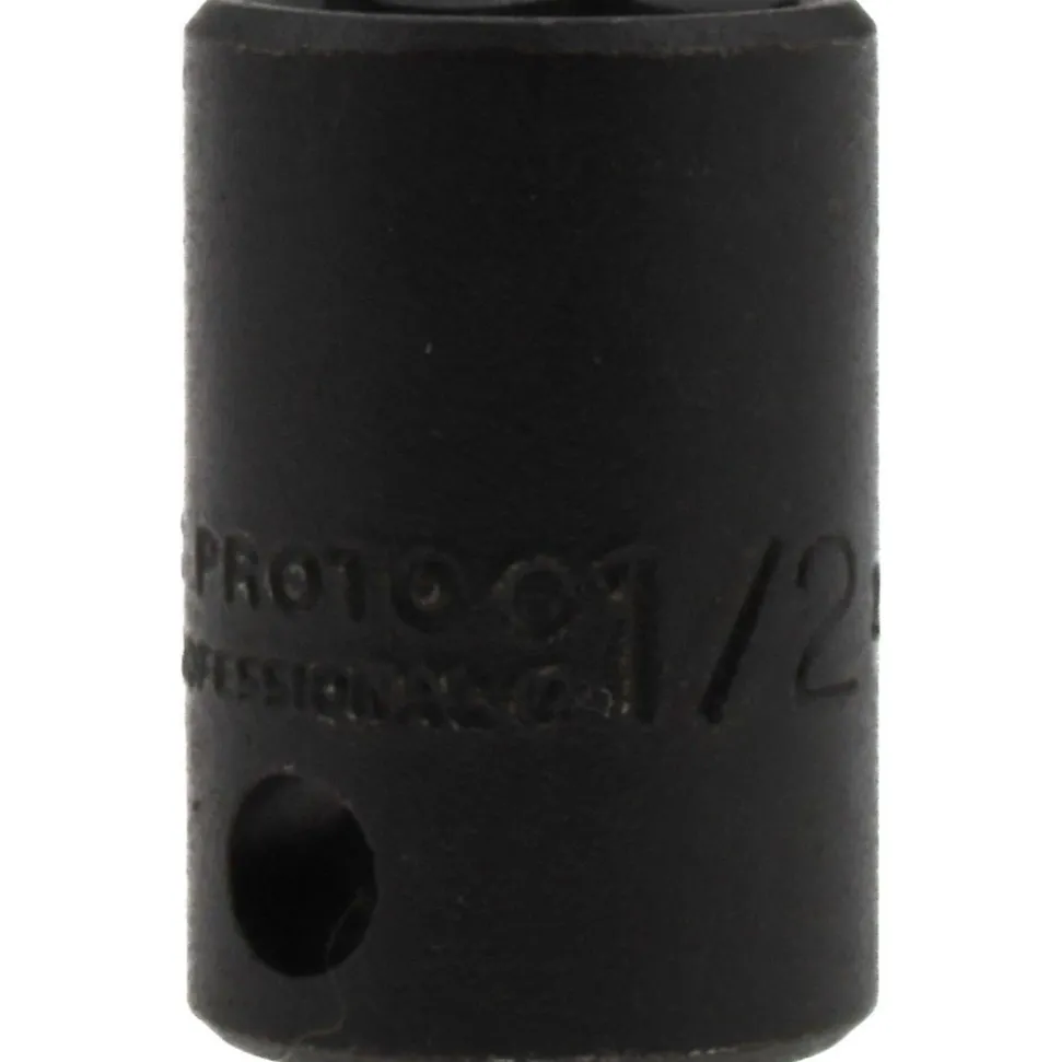 Impact Socket: 3/8" Drive, 1/2" Socket, Hex Drive