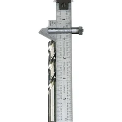 6 Inch Long, 59° Bevel Angle, Ruler Drill Point Gage
