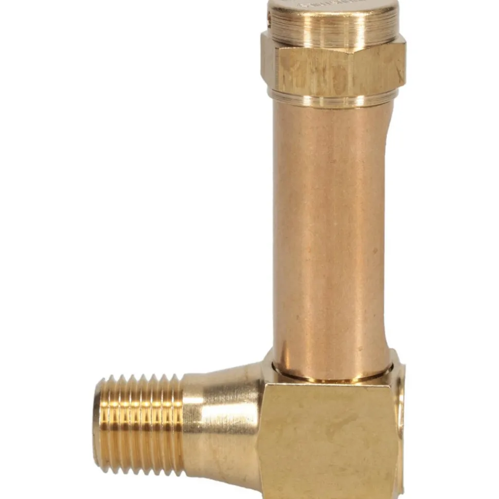 1-3/8 Inch Long Sight, 1/4 Inch Thread Size, Buna-N Seal Short Elbow, Vented Oil-Level Indicators and Gauge