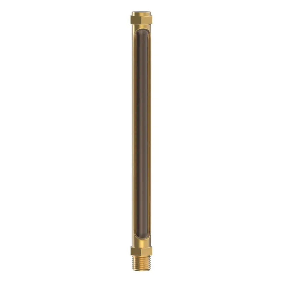 9-1/2 Inch Long Sight, 1/2 Inch Thread Size, Buna-N Seal Straight to Male Thread, Vented Oil-Level Indicators and Gauge