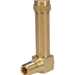 1-7/8 Inch Long Sight, 1/4 Inch Thread Size, Buna-N Seal Short Elbow, Vented Oil-Level Indicators and Gauge
