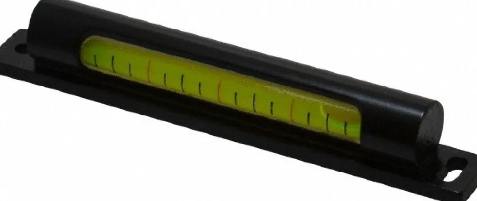 4 Inch Long, Vertical, Brass Tubular and Pocket Level