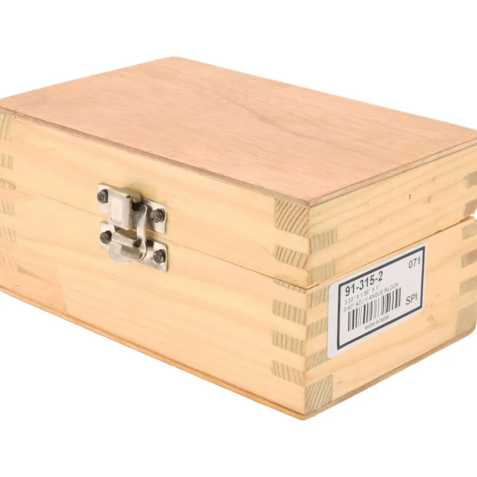 3 Inch Long x 1 Inch Wide x 1-11/32 Inch High, Tool Steel, 0 to 60° Adjustable Angle Block