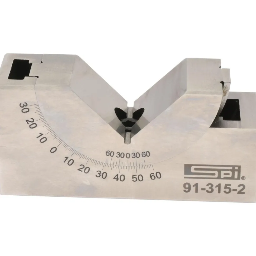 3 Inch Long x 1 Inch Wide x 1-11/32 Inch High, Tool Steel, 0 to 60° Adjustable Angle Block