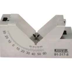 3-3/4 Inch Long x 1-3/4 Inch Wide x 2 Inch High, Tool Steel, 0 to 60° Adjustable Angle Block