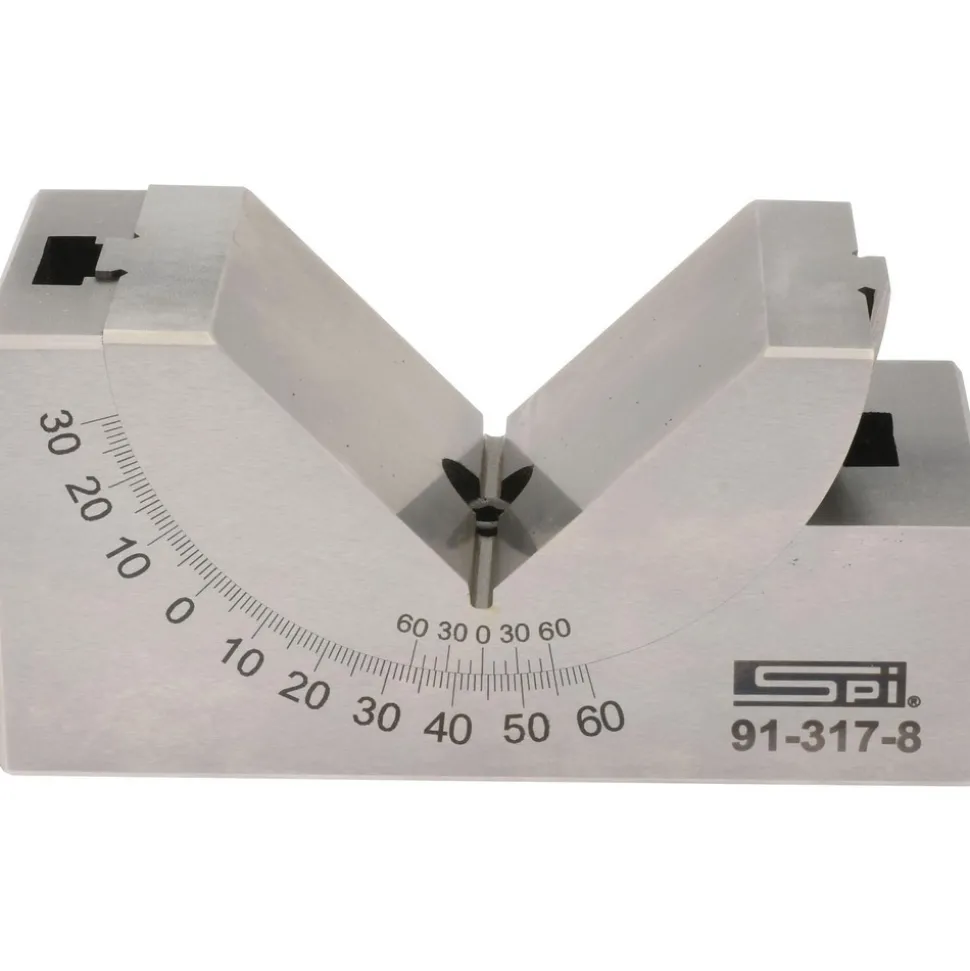 3-3/4 Inch Long x 1-3/4 Inch Wide x 2 Inch High, Tool Steel, 0 to 60° Adjustable Angle Block
