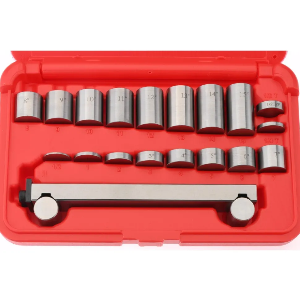 5 Inch Long x 1 Inch Wide x 0.0002 Inch Parallelism, Sine Bar and Riser Kit
