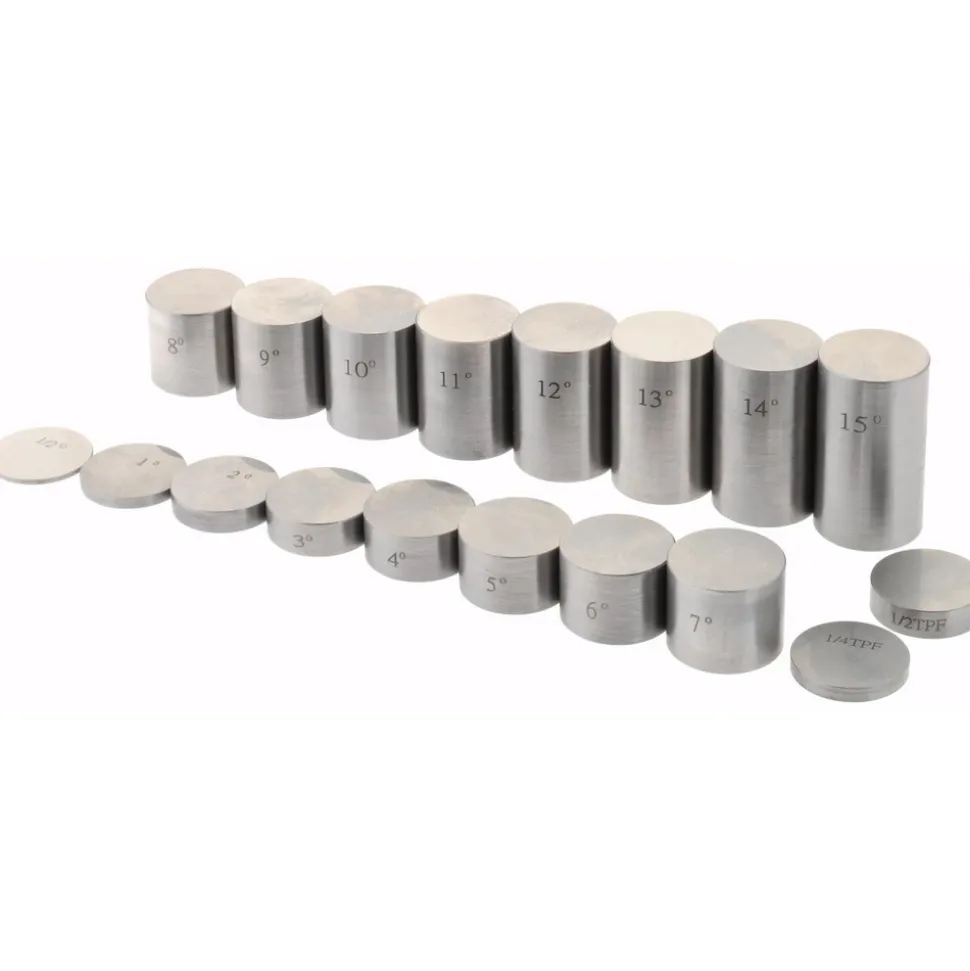 5 Inch Long x 1 Inch Wide x 0.0002 Inch Parallelism, Sine Bar and Riser Kit