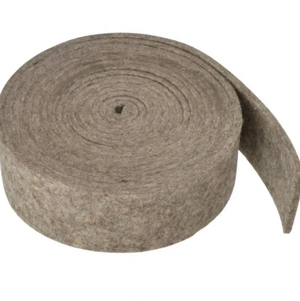 1/8 Inch Thick x 1-1/2 Inch Wide x 10 Ft. Long, Felt Stripping