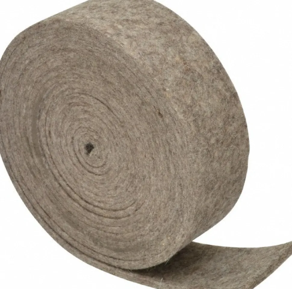 1/8 Inch Thick x 1-1/2 Inch Wide x 10 Ft. Long, Felt Stripping