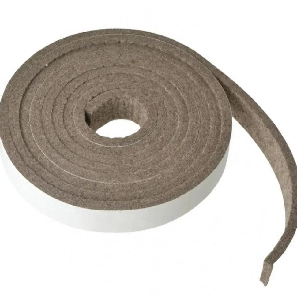 1/4 Inch Thick x 1 Inch Wide x 10 Ft. Long, Felt Stripping