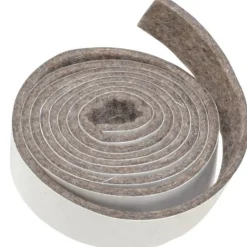1/8 Inch Thick x 1 Inch Wide x 5 Ft. Long, Felt Stripping
