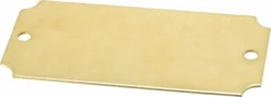3-1/16 Inch Wide, Style 3, Brass Blank Metal Plate